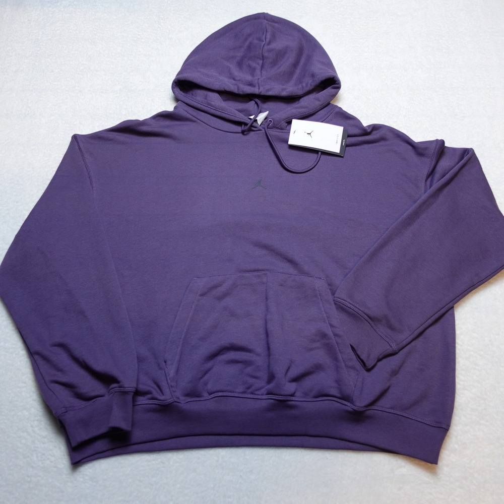 Jordan Brooklyn Fleece Womens Hoodie XL Purple Cotton Jumpman NWT IB2498-573